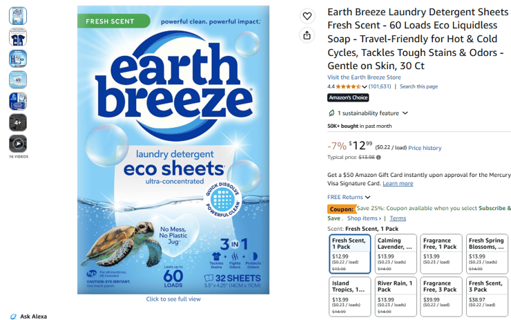 Earth Breeze Product Title