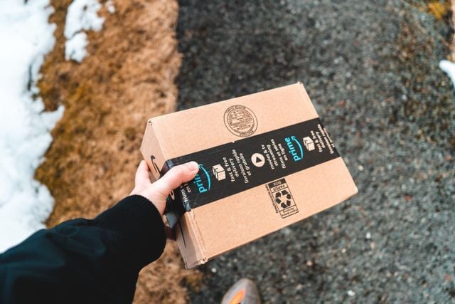 Image of an Amazon boxed package