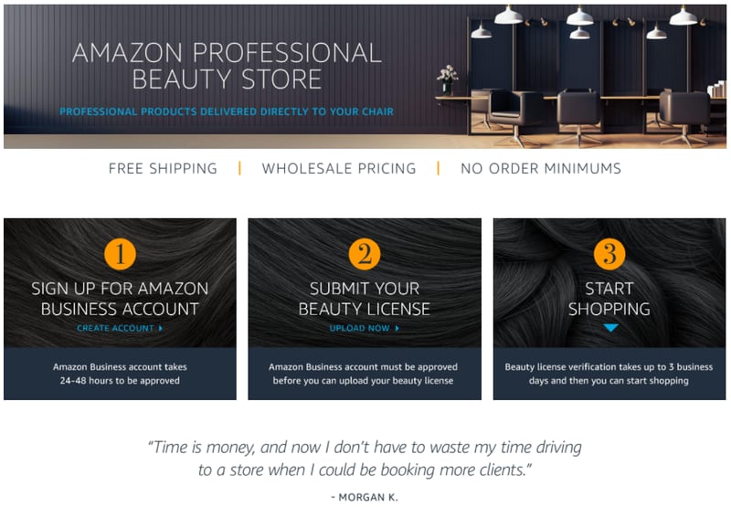 Amazon Store for Beauty Professionals