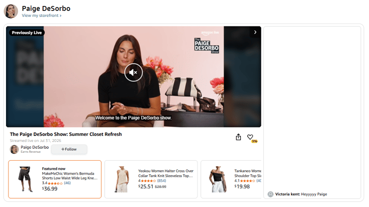 an image showing a video of a content creator