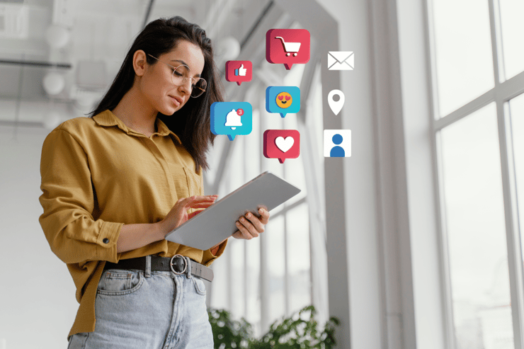 Social media marketing conncept v3