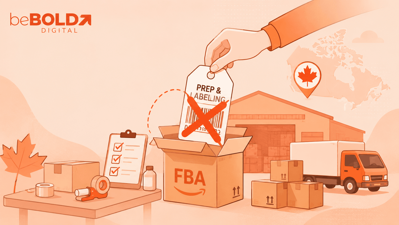 Amazon Ends FBA Prep & Labelling in Canada