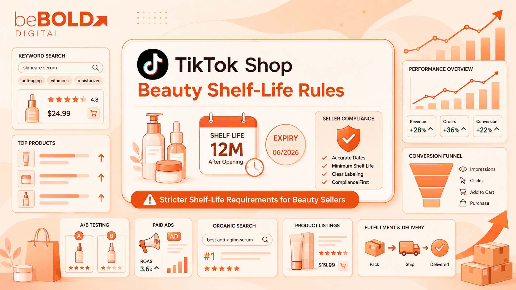 TikTok Shop Tightens Beauty Shelf-Life Rules for Sellers